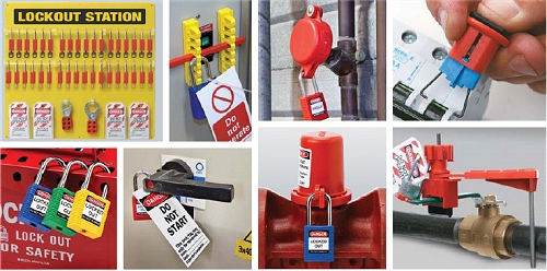 Lockout Tagout Verriegelungen und Sicherheitskennzeichnung direkt vom Brady-Distributor