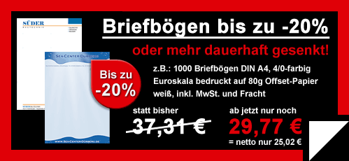 Primus-Print.de senkt Preise für Briefbögen um bis zu 20 Prozent