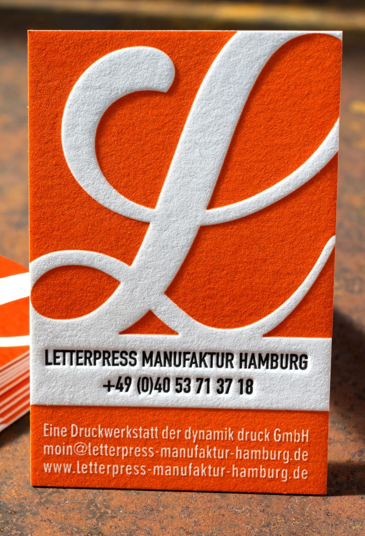 Letterpress - Retro-Look aus Hamburg