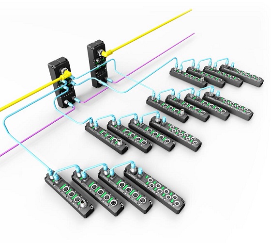 Neuer Feldbusknoten mit modularem Subsystem zur dezentralen E/A-Erweiterung