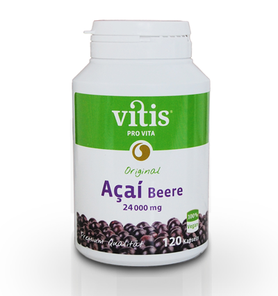 Vitis Acai Kapseln - Kleine Frucht, große Wirkung.
