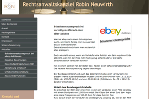 Internetrecht - eBay-Auktion