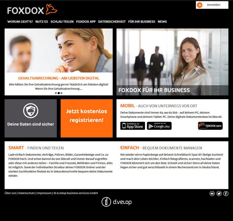 foxdox von d.velop empfohlen für die Digitalisierung von Personalmanagements-Prozessen
