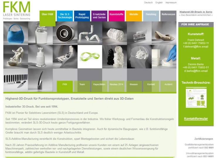 Rapid Prototyping, Ersatzteil- und Kleinserienfertigung in Zeiten additiver Fertigungsverfahren