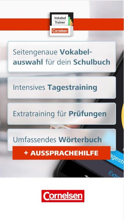 Mobiles Vokabeltraining mit À plus! und À toi - Cornelsen Vokabeltrainer App für das Fach Französisch erschienen