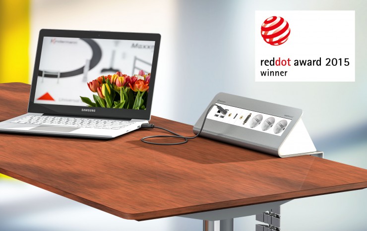 Red Dot Award für das Kindermann CablePort desk2