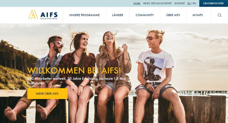AIFS mit neuer Website