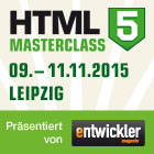 Die HTML5 MasterClass- Präsentiert vom Entwickler Magazin in Kooperation mit der Entwickler Akademie