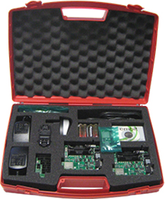Einstieg in die Welt der 2,4 GHz Funkmodule mit Low Range Evaluation Kit EMB-Z2538PA