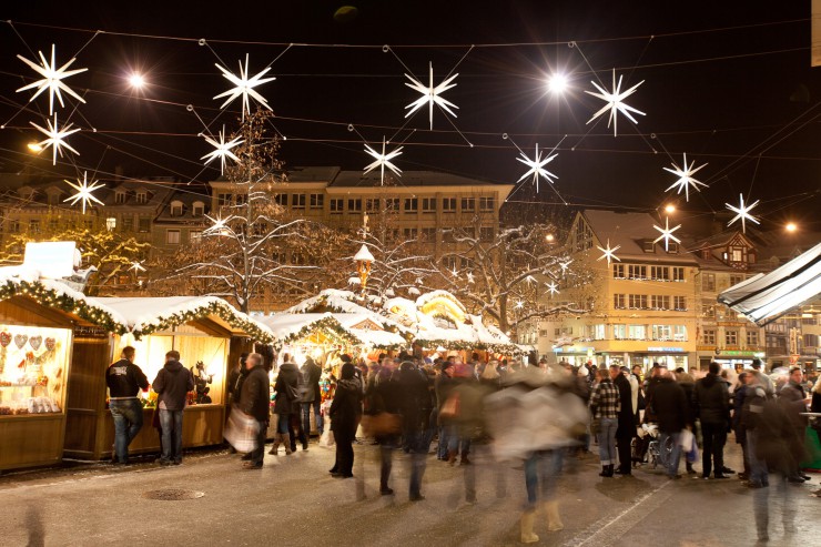 Tanzende Lichter in der Sternenstadt St.Gallen