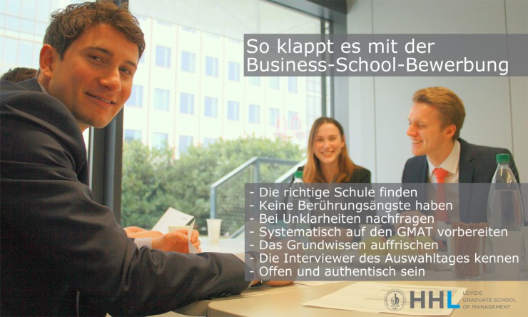 So klappt es mit der Business School Bewerbung