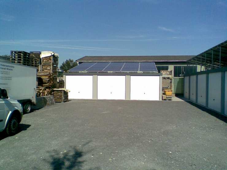 Exklusiv-Garagen und Solarmodule