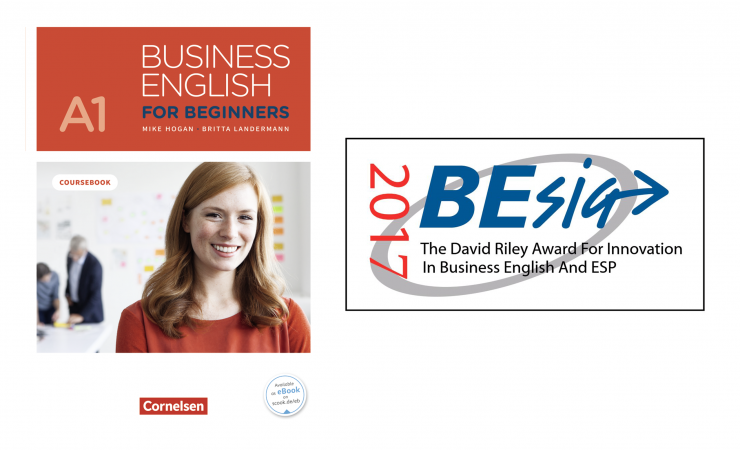 Lehrwerk für Erwachsenenbildung Business English for Beginners mit dem David-Riley-Award ausgezeichnet