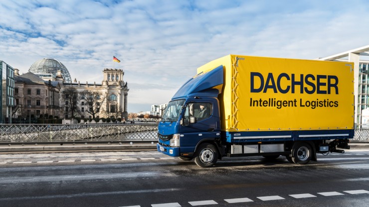 DACHSER liefert mit Elektro-Lkw