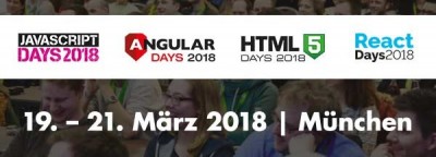 Die JavaScript Days, Angular Days, HTML5 Days und React Days im März in München