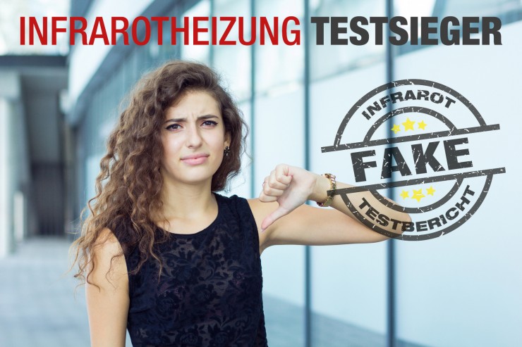 Vorsicht vor falschen Infrarotheizung Testsiegern