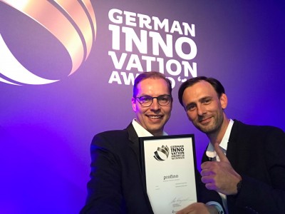 Onlinemesse profino erhält German Innovation Award 2018!