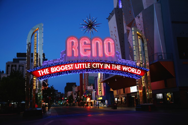 Eine entspannte Metropole im Westen von Nevada