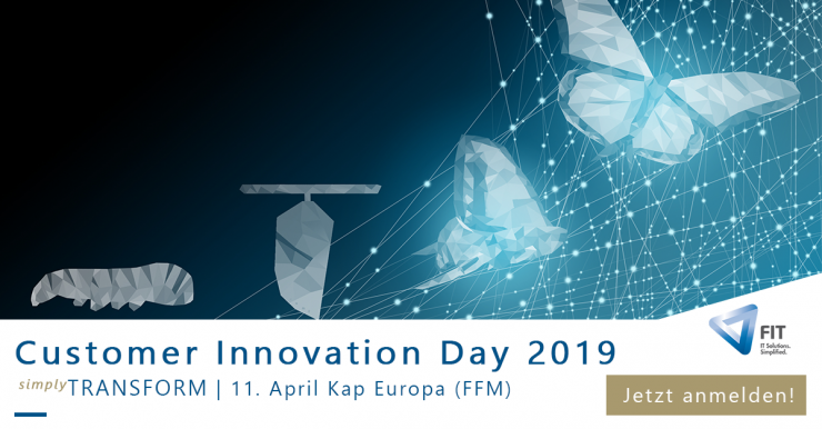 FIT Customer Innovation Day: IT-Business-Konferenz von Freudenberg IT am 11. April 2019 in Frankfurt am Main