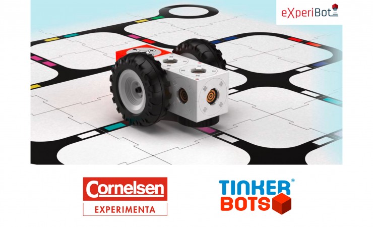 Ein Lernroboter für den Unterricht: eXperiBot / Cornelsen Experimenta und Tinkerbots stellen Lernroboter auf der didacta in Köln vor