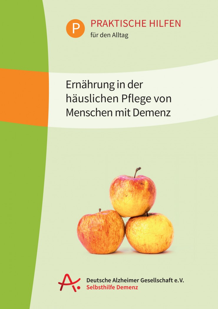 Broschüre der Deutschen Alzheimer Gesellschaft informiert zur Ernährung bei Demenz