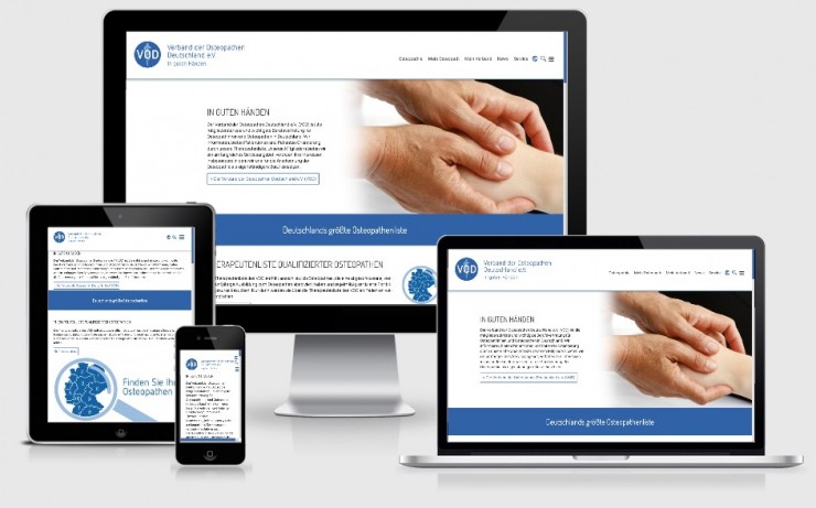Bekannteste Osteopathie-Website in neuem Look /  Verband der Osteopathen Deutschland (VOD) e.V.: Relaunch von OSTEOPATHIE.DE