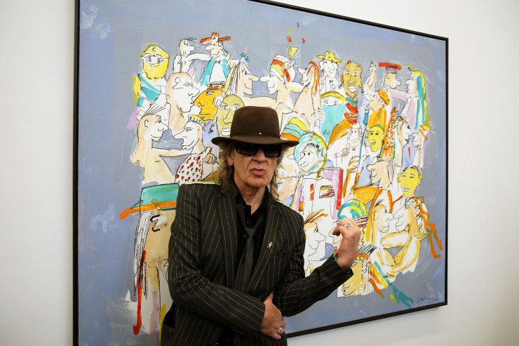 Ausstellungseröffnung: Udo Lindenberg zeigt seine Werke im Museum der bildenden Künste Leipzig