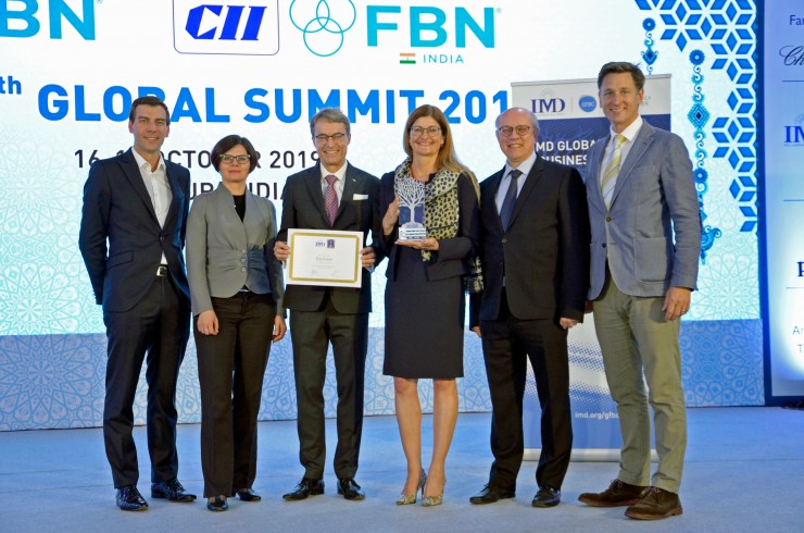 DACHSER erhält den IMD Global Family Business  Award 2019