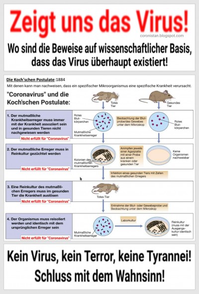 Ein Virennachweis fehlt, ein PCR-Test ist ungeeignet für eine Diagnose