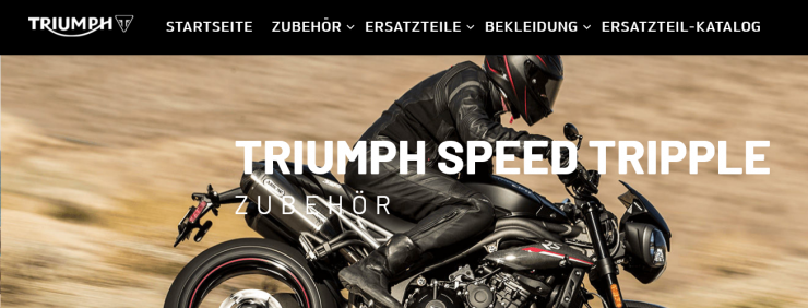 Triumph Motorrad Ersatzteil Shop Deutschland - Ihr Triumph Online Versand Handel | www.triumph-teileshop.de