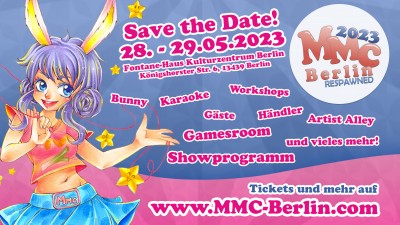 MMC respawned - Mega Manga Convention * Berlin, 28./29.05.2023 Fontanehaus * Märkisches Viertel