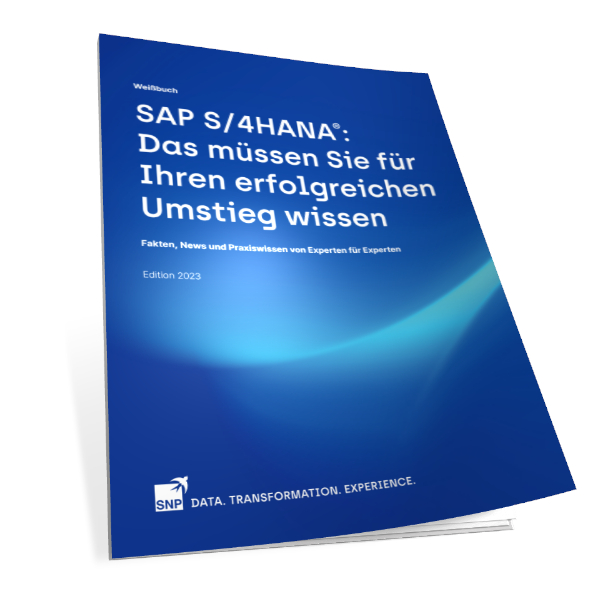 Metastudie von SNP beleuchtet S/4HANA-Migrationen und unterstützt SAP-Anwenderunternehmen bei zentralen Weichenstellungen