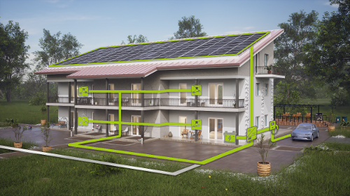 PIONIERKRAFT präsentiert Batteriespeicher-Sharing-Lösung für Mehrfamilienhäuser auf Basis von FENECON Speichern
