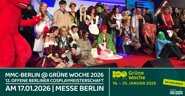 12. offene Berliner Cosplaymeisterschaft - Grüne Woche 2026