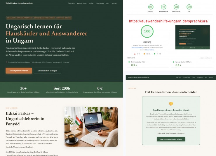 Neuer Onepager für Ungarisch‑Onlineunterricht: