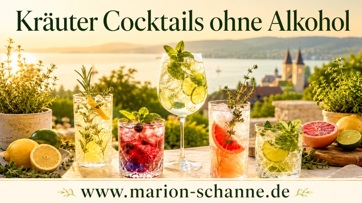Kräuter Cocktails ohne Alkohol: Wie Kräuter, Bitterstoffe und Gewürze mehr Geschmack ins Glas bringen