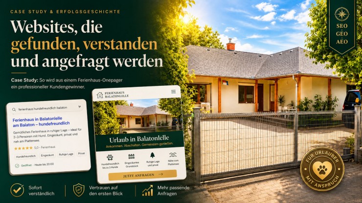 Onepager erstellen lassen: Case Study zeigt professionelle Verbindung von SEO, GEO und AEO