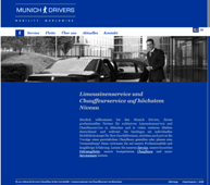 Limousinenservice Munich Drivers geht mit neuer Webseite online