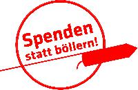 Spenden statt Böllern