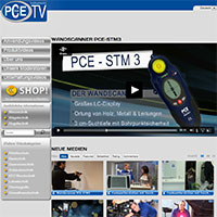 Internet-Fernsehen - jetzt neu www.pce-instruments.tv