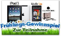 Frühlingsgewinnspiel für Blogger und Facebook User - iPad3 & mehr zu gewinnen