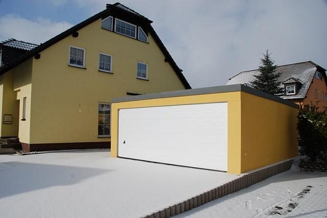 Eine Exklusiv-Garage ist automatisch winterfest - ein Wohnhaus nicht immer