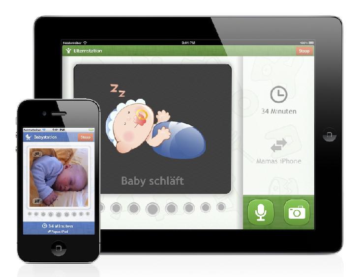 Mit dem Babyphone 3G können Eltern nun mit dem iPhone oder iPad auf ihre Babies aufpassen