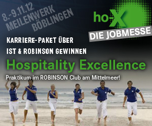 Die Jobmesse Hospitality Excellence (ho-X) für gehobene Dienstleistung präsentiert:  