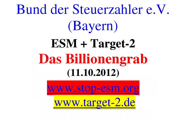ESM und Target-2: Das Billionengrab
