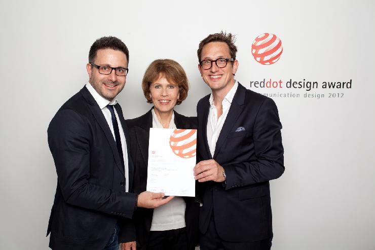 Zwei Design Preise für Felix Burda Stiftung: 
red dot award und BERLINER TYPE