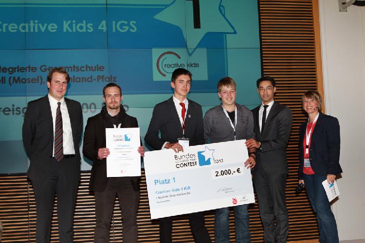 Kreativität zahlt sich aus: Creative Kids 4 IGS aus Rheinland-Pfalz ist die beste Schülerfirma 2012