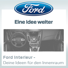 Ideenwettbewerb von Ford: Autofahrer können den Innenraum selbst gestalten