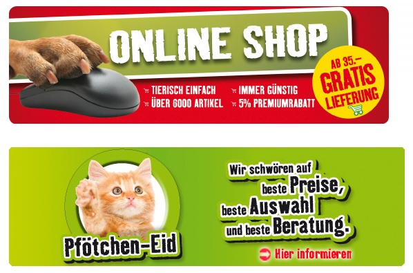 Tierbedarf online bestellen