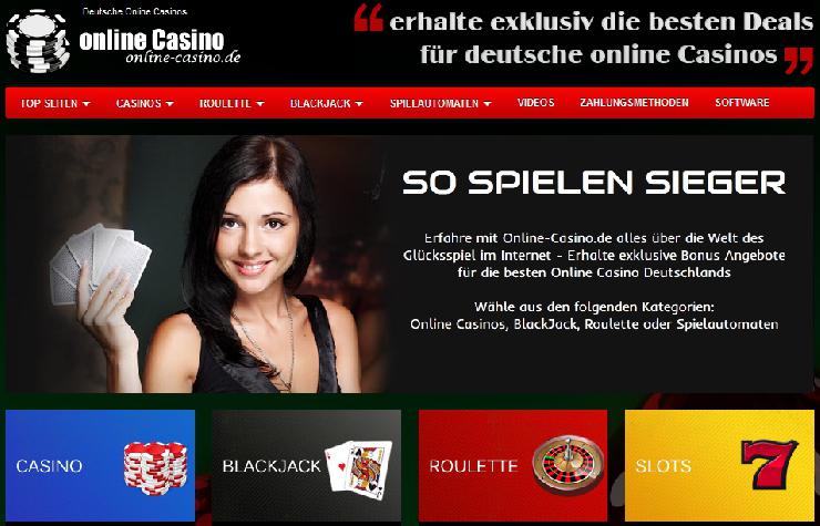 Online-Casino.de präsentiert Spielbanken im Internet